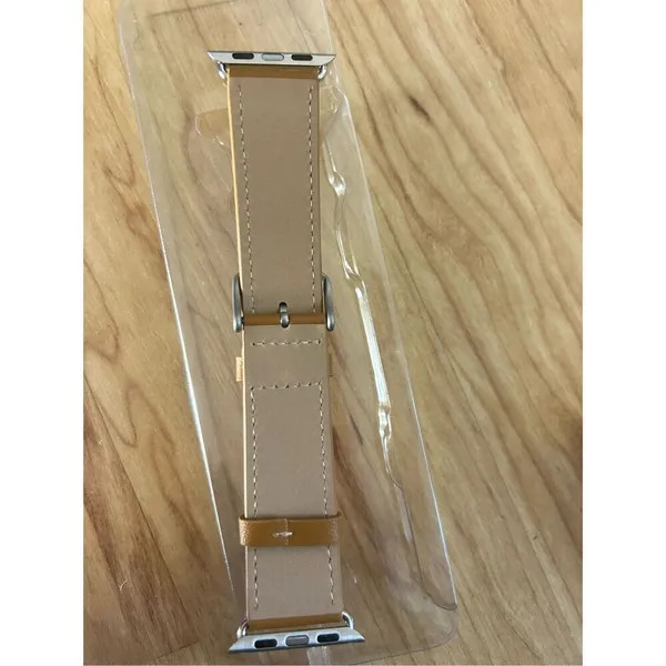 Apple Watch bang Vegan leather brown tan color 38/40 mm - Image 4