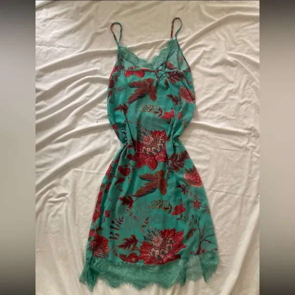 Soft Surroundings Floral Lace Sleeveless Slip Dress Size Small - Image 2
