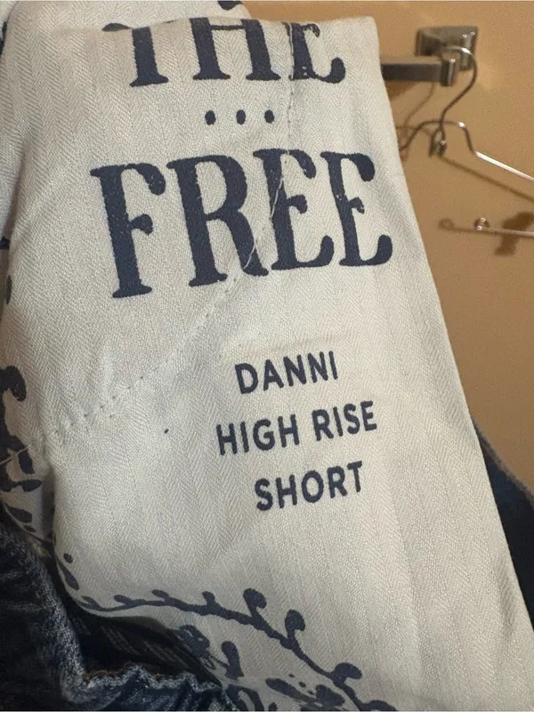 Free People We The Free Danni High Rise Denim Shorts - Image 7