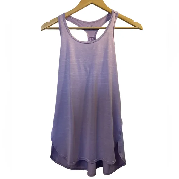 Z BY ZELLA Lavender Purple Athletic Workout Sport Racerback Tank Top - Sz Medium - Image 2