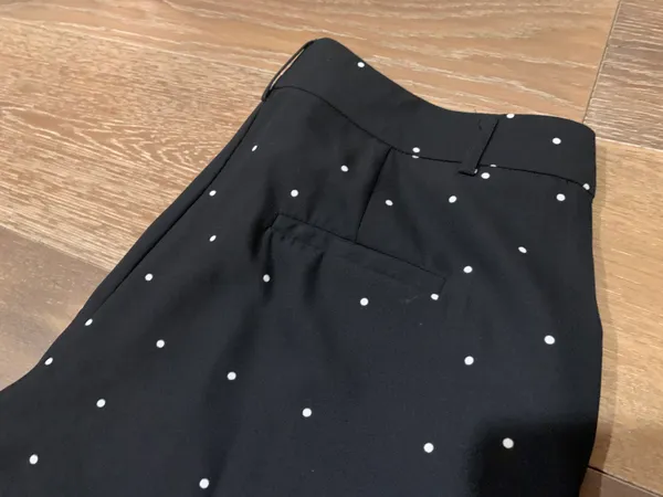 OVI wide leg Dotted Pants size L Tall - Image 4