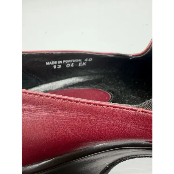 Dansko Aubrey burgundy leather clog women’s 40/10 professional comfort - Image 2