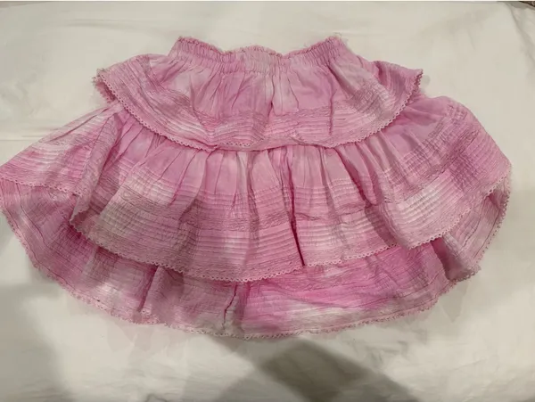 Love Shack Fancy Ruffle Mini Heritage Skirt - Image 3