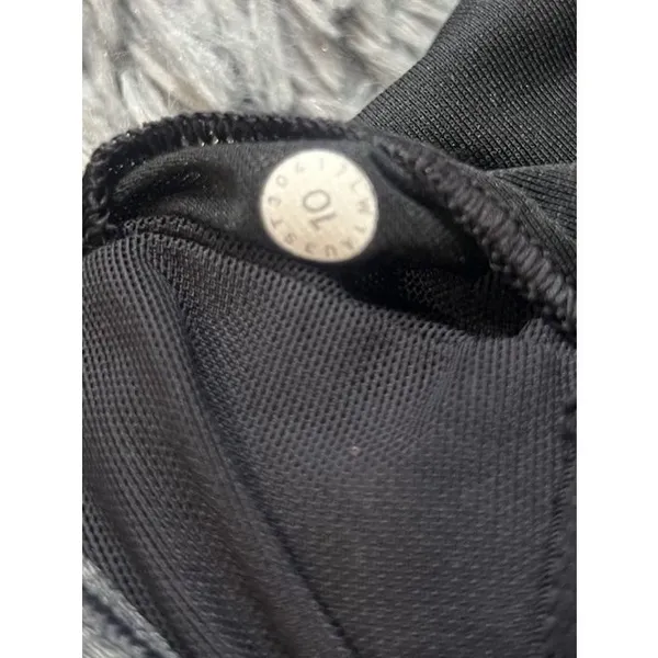 Lululemon Power Y Back Tank Charcoal Grey Size 10 - Image 3
