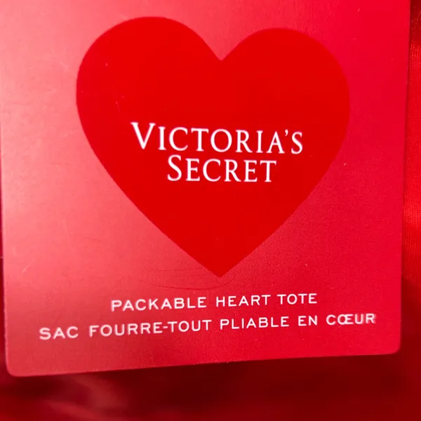 Victoria's Secret Packable Heart Tote (58) - Image 5