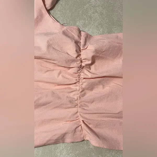 Zara TOP HALTER VEST WITH GATHERING - Image 6