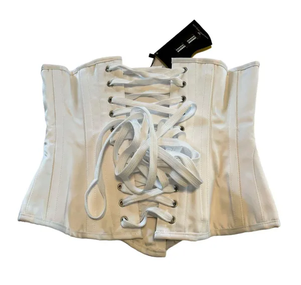 CorsetStory LONG WHITE UNDERBUST CORSET WAIST TAMING - Image 8