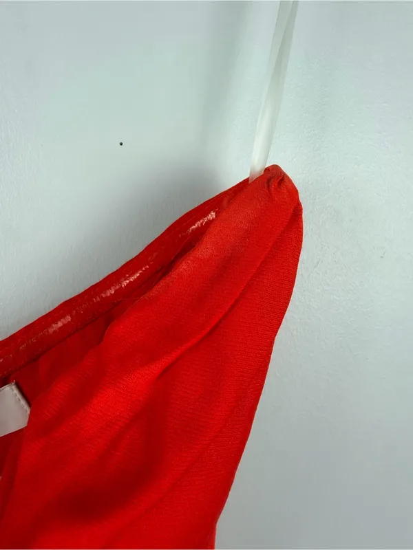 Meshki - Antonella Strapless Keyhole Maxi in Red size large - Image 8