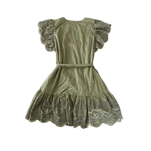 NWT Rails Darlene Eyelet Dress XL Cottage Western Ruffle Cotton Embroidered $278 - Image 9