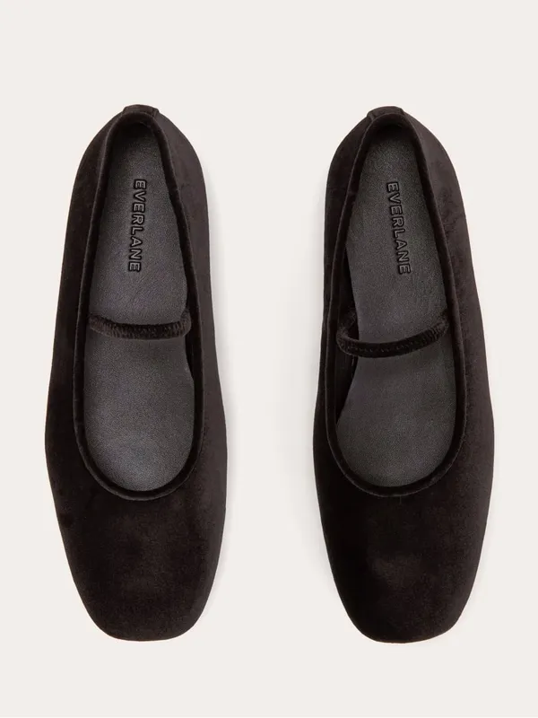 NIB Everlane The Day Mary Jane in Velvet - Image 2