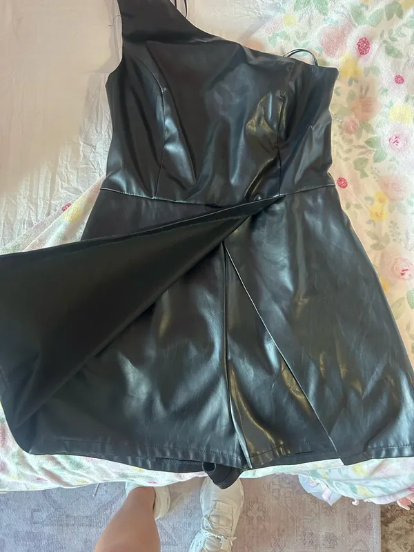 Idem Ditto Leather Romper - Image 2
