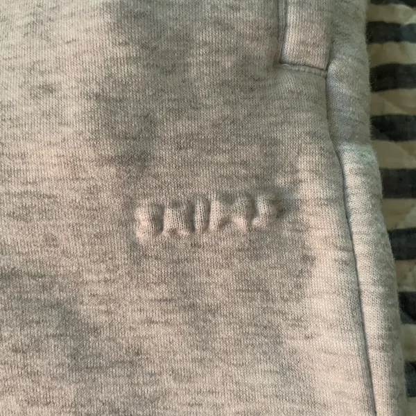 Skims Cotton Fleece Classic Straight Leg Sweatpants - Light Heather Grey 2X NWT - Image 5