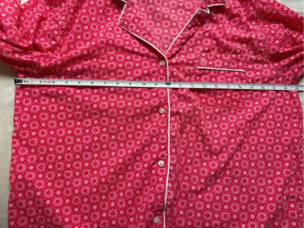 Victoria’s Secret Snowflake Holiday Cotton Pajama Set Large Christmas - Image 8