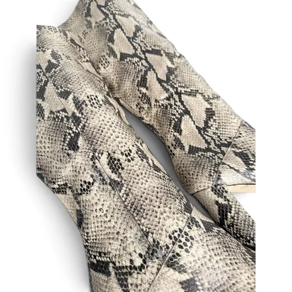 Cole Haan Glenda Snake-Embossed Knee-High Block Heel Boots - Image 6