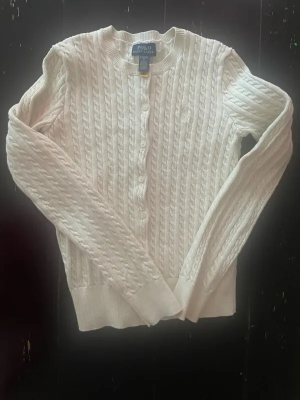 Girls Polo Cardigan ( 12-14 Large) - Image 6