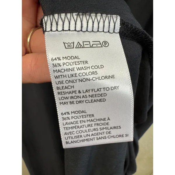 Kimchi Blue Womens Strapless Sweetheart Maxi Dress Gray Pleated Bodice Large - Image 8