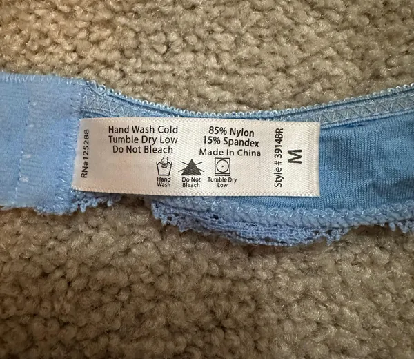 Boutique Bralette Blue Size M - Image 2