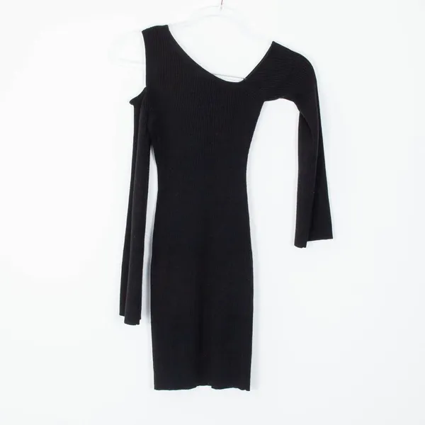 NBD Revolve Black Len Mini Dress‎ Ribbed Womens Size XS - Image 9