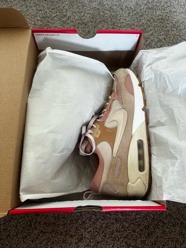 Nike Women’s Air Max 90 Futura Sneaker 9 Sanddrift - Image 7