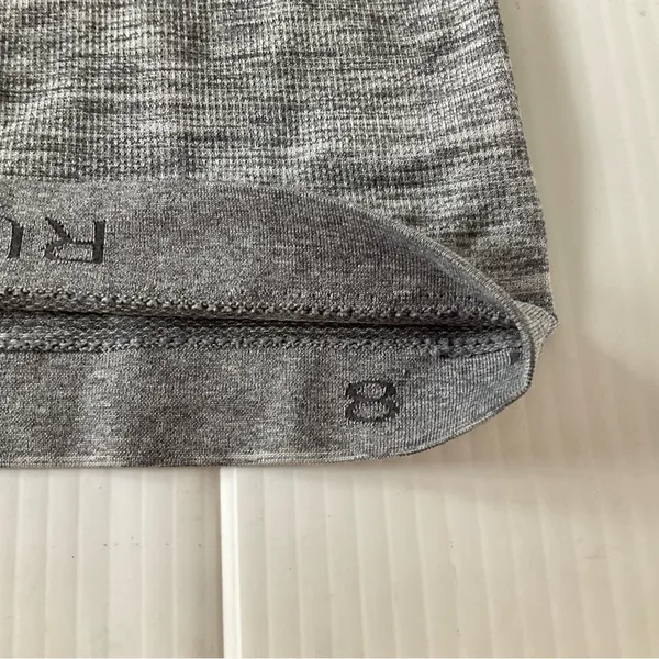 Lululemon Swiftly Tech Short Sleeve Crew Slate / White T Gray T Shirt Women Sz 8 - Image 6
