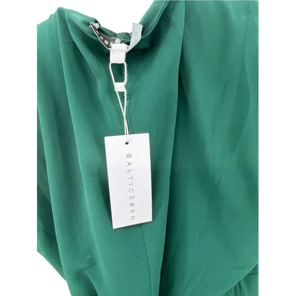 Baltic Born Bristol Midi Wrap Dress Emerald Green Flutter Sleeve NWT Size 2X - Image 11