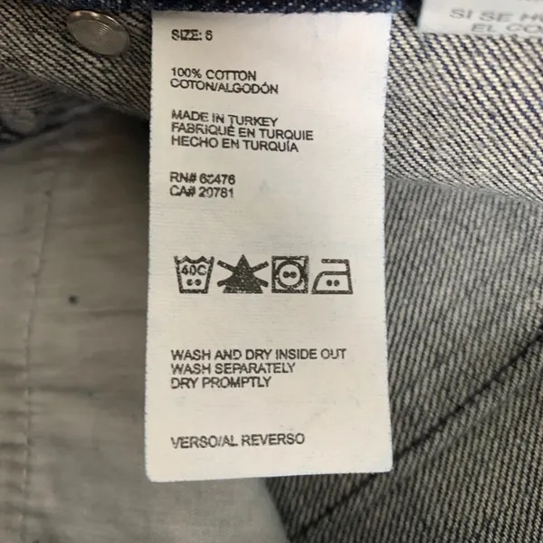 *Y2K* Tommy Hilfiger sz.6 trouser blue jeans straight leg - Image 3