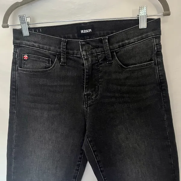 Hudson Jeans Natalie Ridley Y2K Womens Jeans Sz 25 Indie Sleaze Rocker Skinny Goth - Image 4