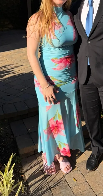 Sincerely Jules Blue Floral Dress - Image 2