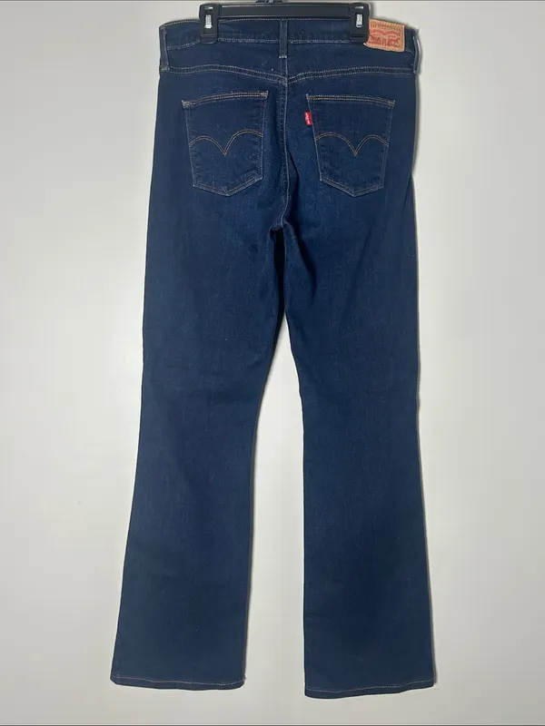 Levi's Jeans Women's Size 31 Slimming Bootcut High Rise Jeans Stretch - Image 13
