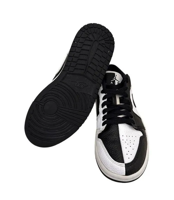 Jordan Shoes Nike Air Jordan 1 Low Split White Black Sneakers Size Women's 6.5 - Image 3