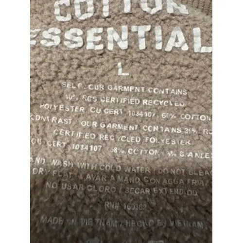 Western‎ Embroidered Cropped Sweatshirt Large Taupe Pullover Cowgirl Boho Rodeo - Image 5