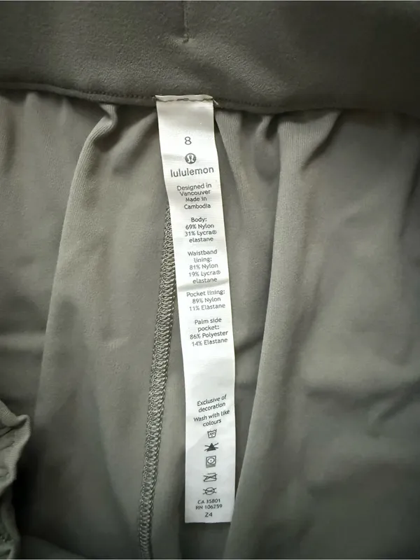lululemon Keep Moving Pant - Size 8 - Grey Sage - Image 6