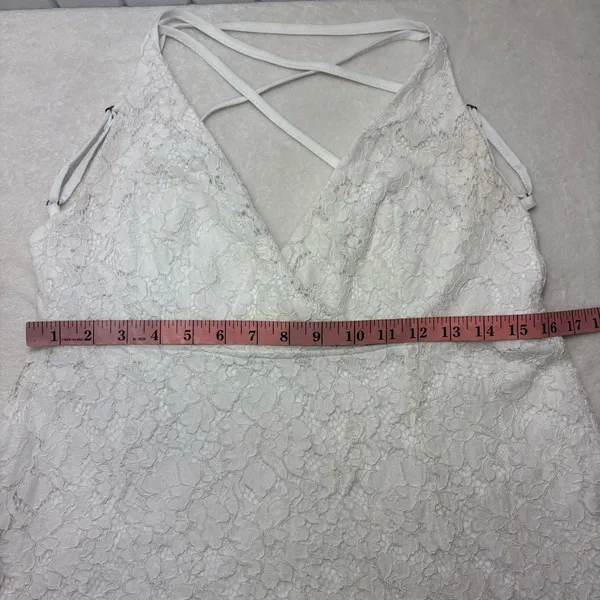 Showpo White Lace Wedding Party Dress‎ Size 10 - Image 8