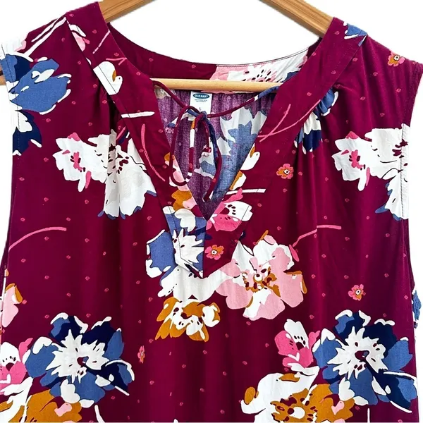 Old Navy Floral‎ Shift Dress Size Large - Image 6