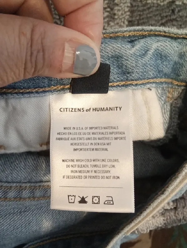 Citizens Of Humanity Gaucho Trousers Jeans High Waisted Wide Leg Womens 31 - Image 10