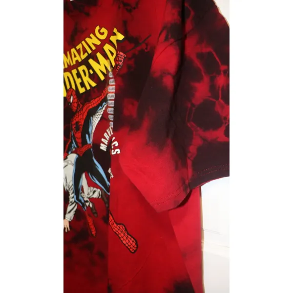 Marvel The Amazing Spider-Man Tie Dye Graphic T-Shirt - Image 4