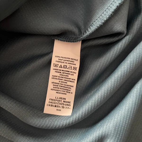 NWT! L.L. Bean Women’s Blue Quarter-Zip Pullover - Image 6