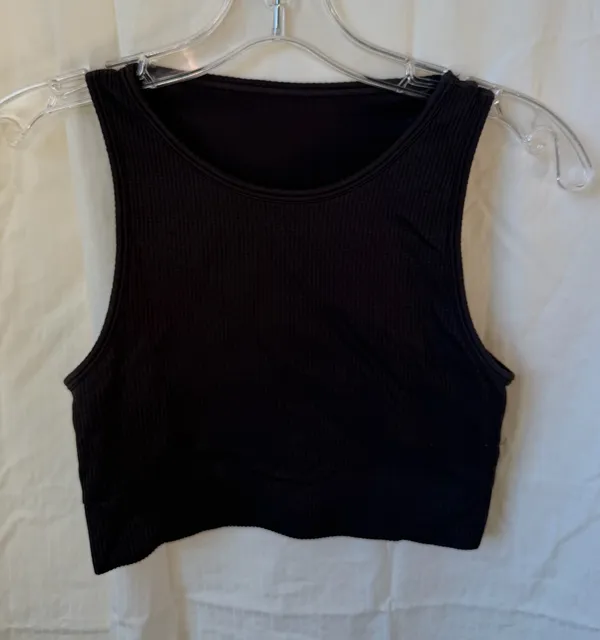 Skims Ribbed Brown No Bra Top - Image 3