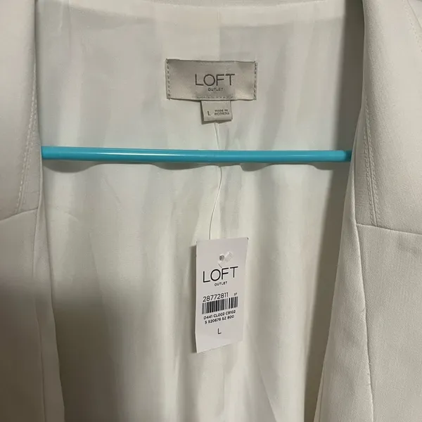 LOFT Women's Classic Cream Blazer - Image 2