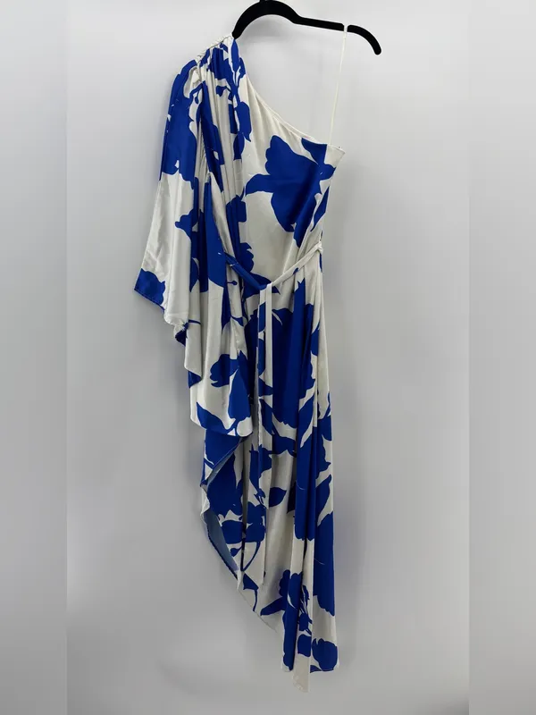 HUTCH Stretch Satin One-Shoulder Maxi - Image 4