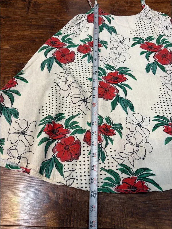 VRG GRL Floral Mini dress with pockets size 8 - Image 7