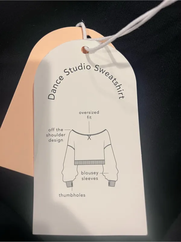 🌺New Blogilates Black Dance Studio Sweatshirt Size 3x🌺 - Image 5