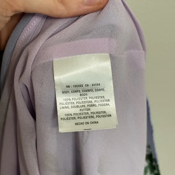 NEW Larke x Anthropologie Garden Party Lilac Purple Swing Mini Dress - Size M - Image 8