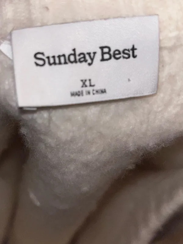 Aritzia Sunday Best Merino wool cropped cable-knit sweater - Image 3
