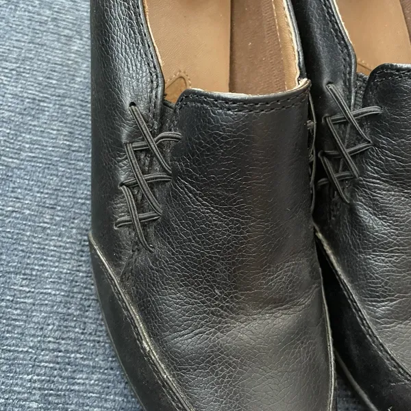 I Love Comfort Shoes Women’s Size 9 Slip On‎ Black Leather Non-Slip Work Office - Image 12