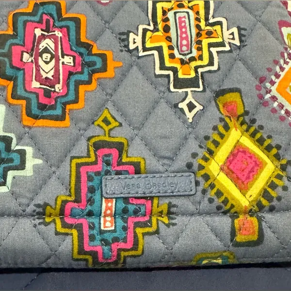 Vera Bradley Medallion Aztec Print Zippered Mini Cosmetic Case. NWOT - Image 8