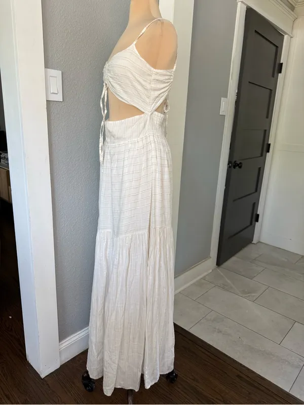 NWT Revolve L*Space Zuri Maxi Dress in Cream Size XL - Image 6
