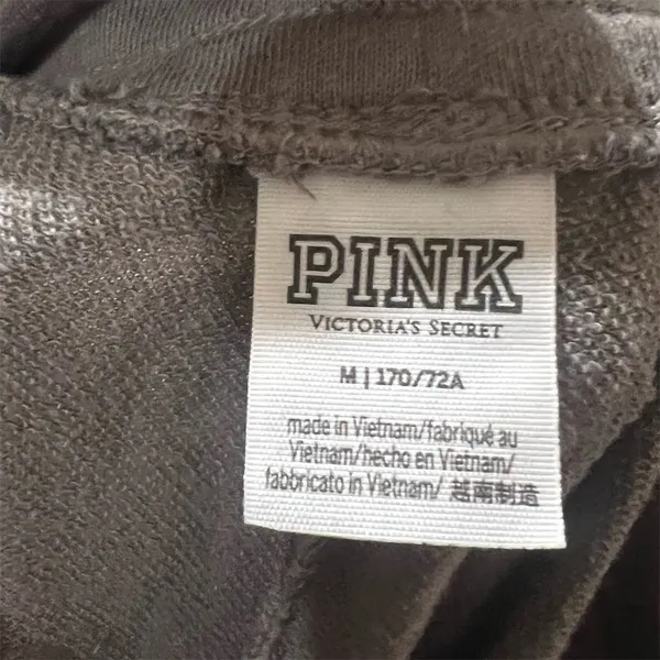 Victoria's Secret PINK Women's Gray Skinny Track Sweatpants Size M - Image 7