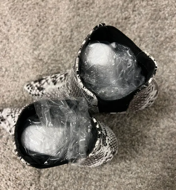 Snakeskin Booties - Image 6