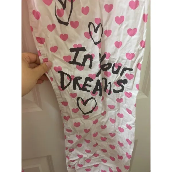 Victoria's Secret PINK SWEET HEART PRINT “CALL ME BABY” SLEEP drawstrings PAJAMA PANTS - Image 5